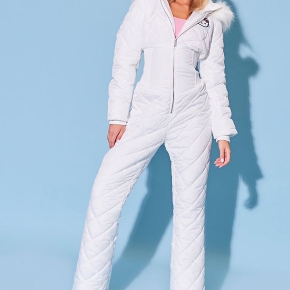 Hello Kitty Quilted Snow Jumpsuit - Picture 3 of 6